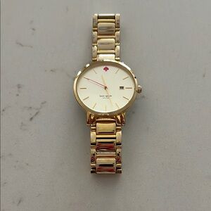 Kate Spade Gold Bracelet Watch with Cream Face